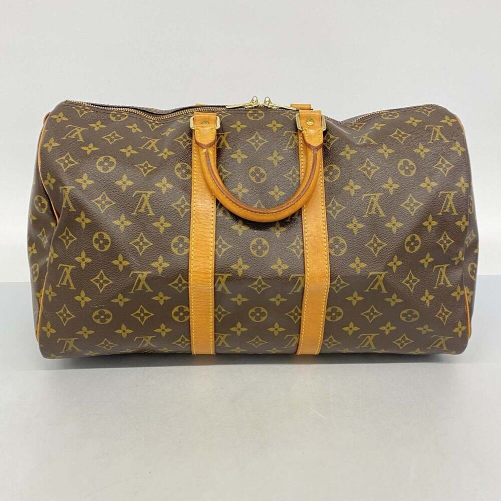 LOUIS VUITTON Brown Monogram Keepall 45 Boston Bag - Picture 11 of 11